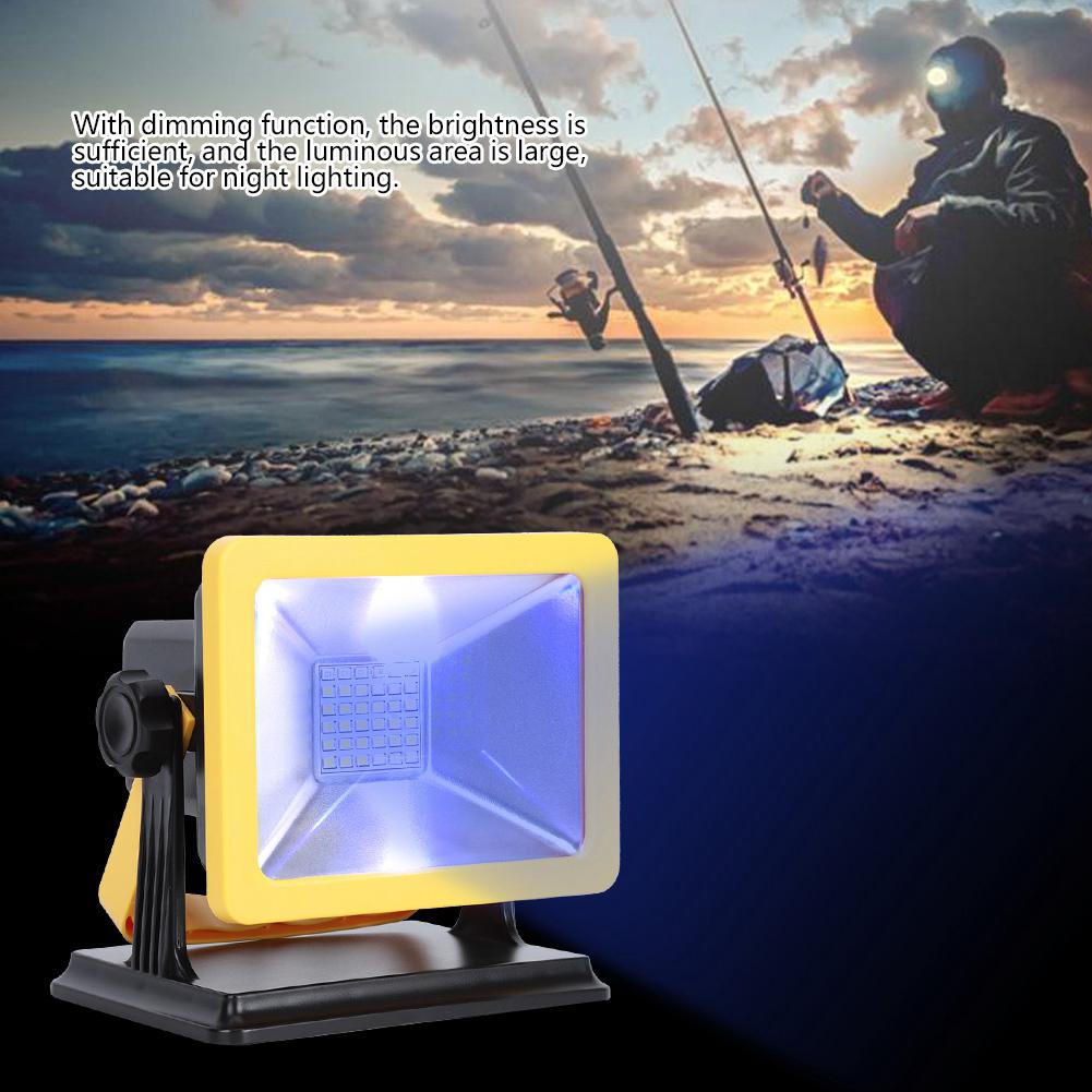 30W LED USB Rechargeable Flood Light Portable Waterproof Emergency Lights for Outdoor Camping