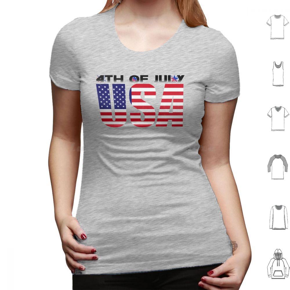 4. Juli T-Shirt Baumwolle Herren Damen DIY Druck 4. Juli Tag USA Amerikanischer Stolz Rot Weiß Blau Patriotische Sterne Und