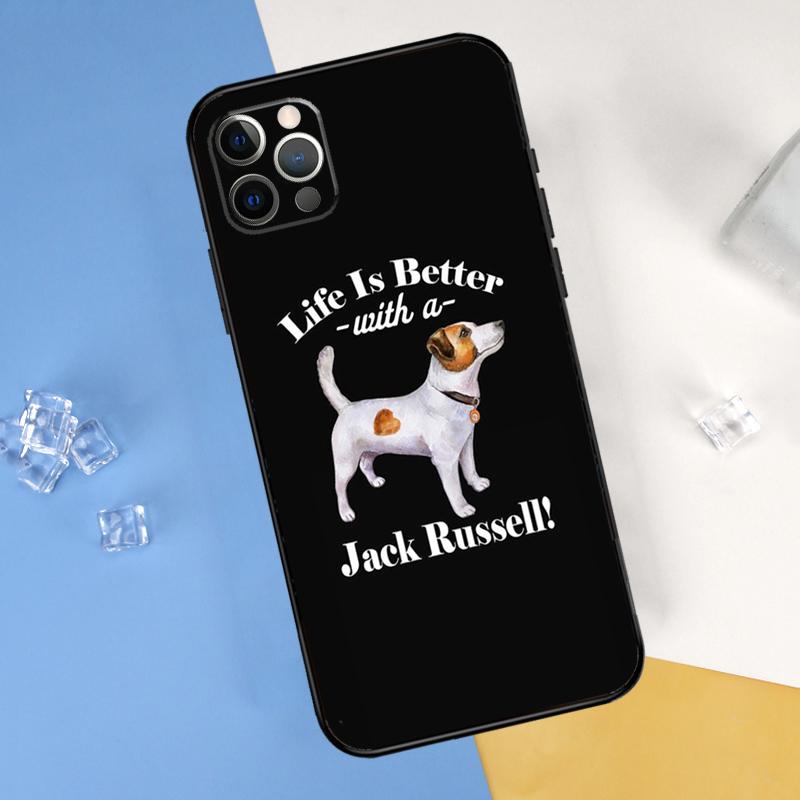 Jack Russell Terrier Hund Handyhülle Für iPhone 16 Pro Max 12 13 Mini 11 14 15 Pro Max XR 16 15 Plus 16e Hülle Schale