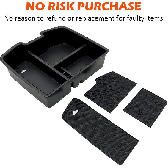 JOJOMARK Center Console Organizer Tray Compatible with 2007-2014 GMC Sierra Chevy Silverado Tahoe Yukon Suburban - Accessories Replaces 19166288
