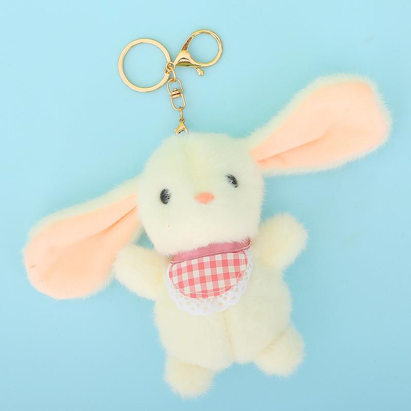 Cute And Cuddly Rabbit Plush Toy Keychain Accessory For Kids And Adults