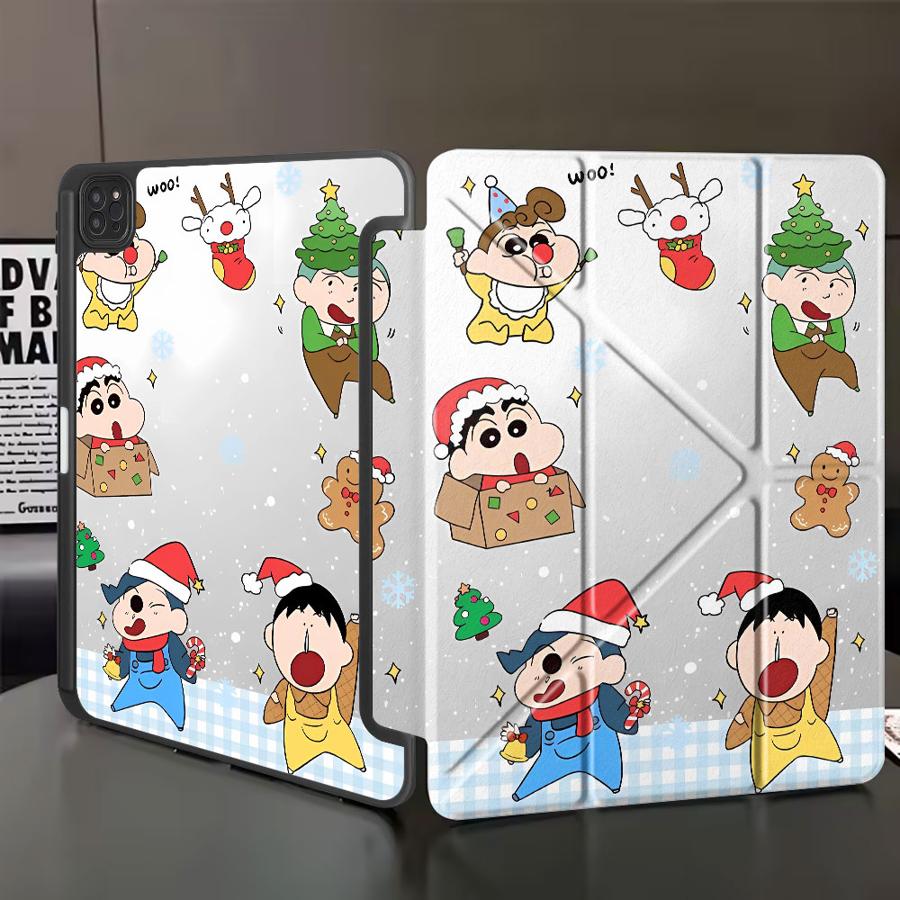 

Чехол-держатель для планшета Cra-yons Shin-chans Anime для iPad Mini 6 7 Pro 2025 Air 4 5 M3 M2 1 2 M4 11 дюймов Pro 11-го 10-го 9-го 8-го iPad Mini 6 8.3