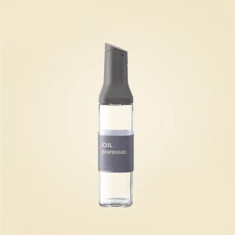 

1 шт. 500 мл бутылка для масла и уксуса, автоматическое открывание и закрывание, защита от протечек, защита от зависания, масло для домашнего хозяйства, кухонное масло для барбекю, бутылка темно-серого
