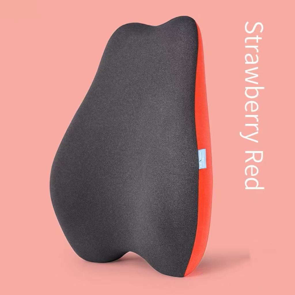 Memory Foam Lumbar Support Seat Cushion with Stitching Backrest Waist Cushion Comfortable Lumbar Pillow for Ergonomic Sitting Pillow&35