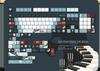 Keycaps Phantom Of The Theater Theme Sublimation 140 Keys Cherry Pbt Material Mask Black And White Retro Style Keycaps