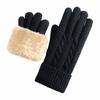 Lamb Velvet Thermal Gloves Cable Knit Touchscreen Gloves New Winter Gloves  Winter Commuting