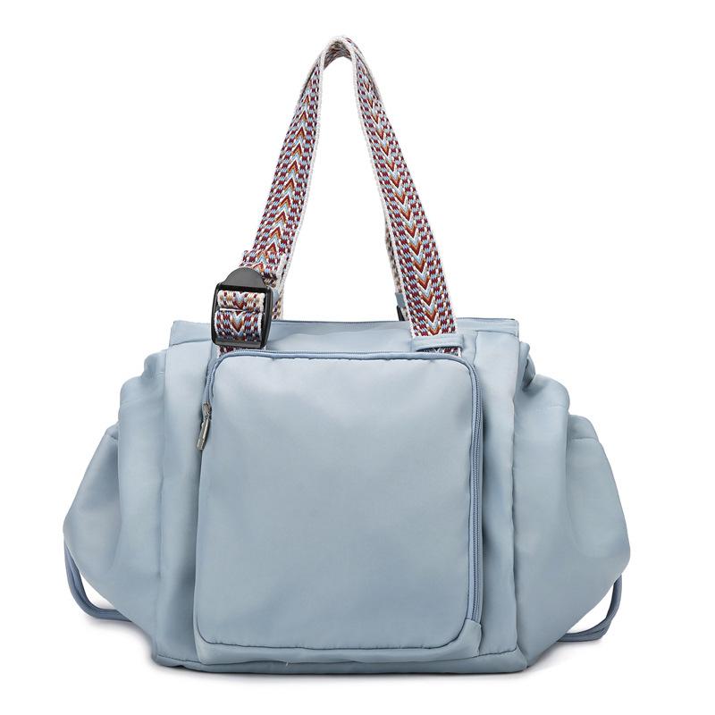 

Многофункциональная легкая сумка для мамы для прогулок с мамой и ребенком, универсальная люлька, дорожное хранение, женский рюкзак.zwq синий