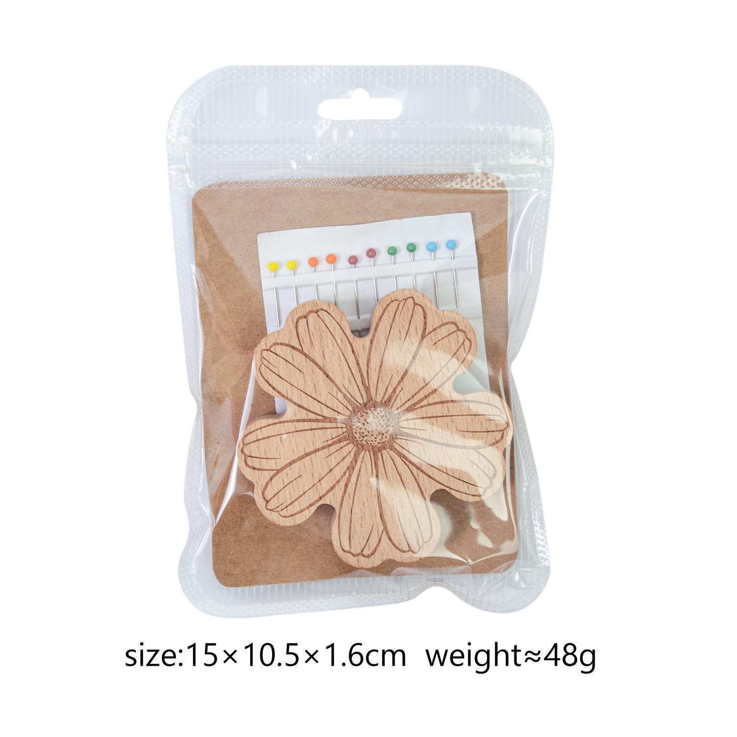 

Needle Magnets for Embroidery Cross Stitchs Wood Needle Minder For Needle Storage Dressmaker Quilting Supplies