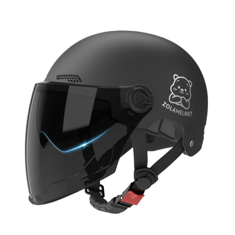 Helmet Electric Car Girl Cute Funny Lightweight Hair Hat Women's Helmet