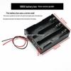 18650 Lithium Battery Holder with Lid and DC Plug - Supports 1 To 4 Cells In Series/Parallel (3.7/7.4V)