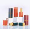 Handmade Leather Texture 3D Printed Magnetic Lipstick Tube - Orange, Red, Green