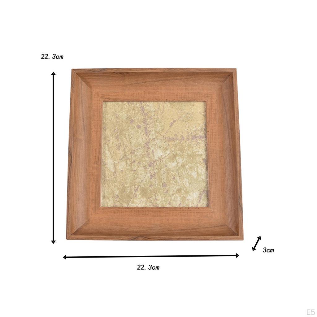 False Nail Tip Showing Holder Wood Grain Picture Frame Professional Display Board Manicure