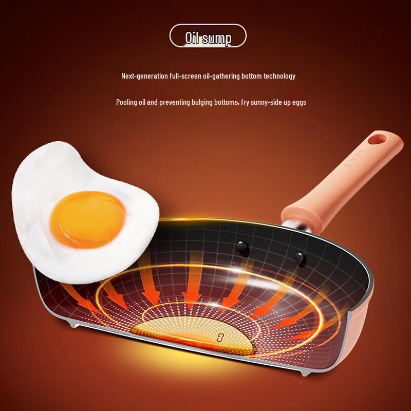 SUPOR 28cm Non-stick Frying Pan with Glass Lid