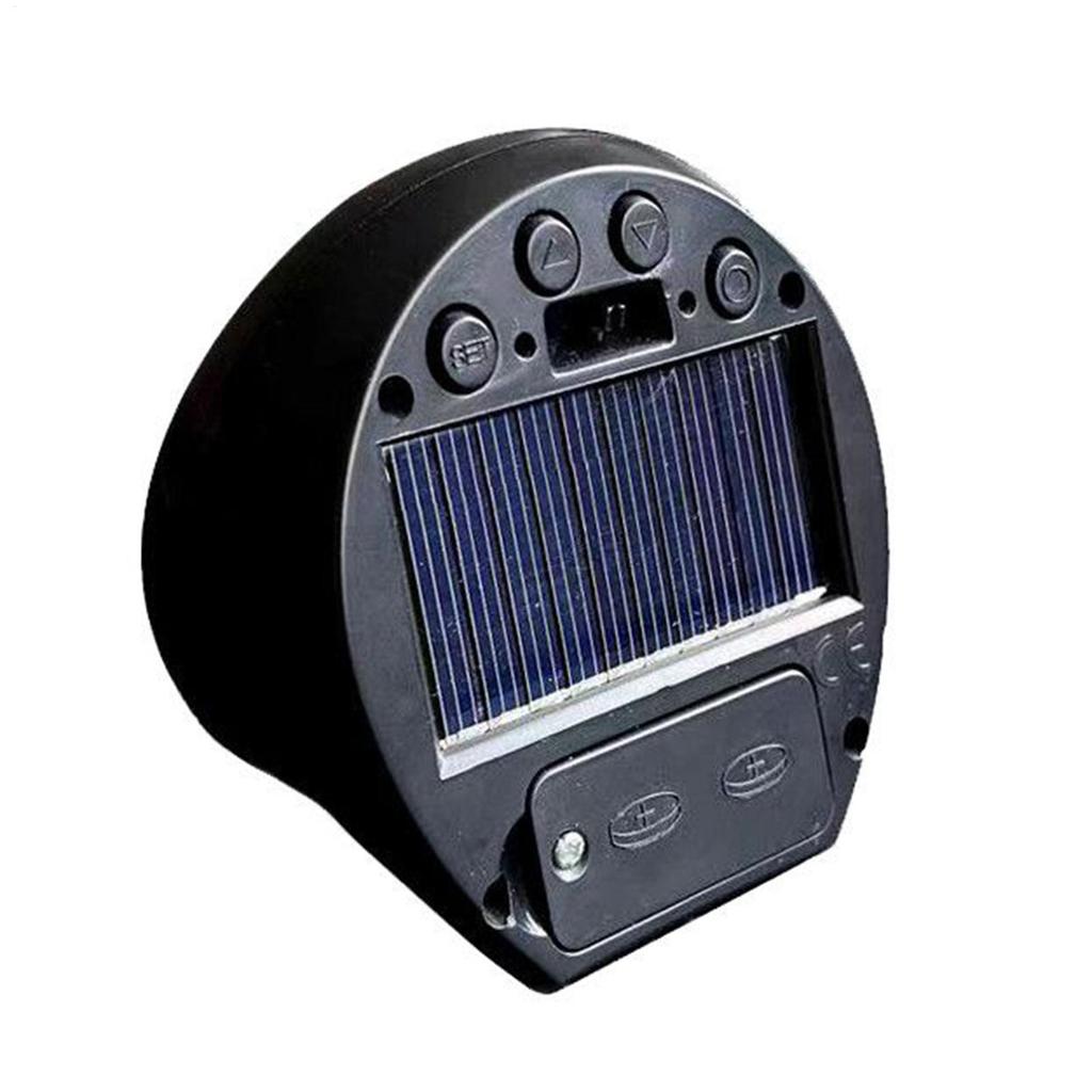 Automotive Solar Car Digital Clock Date Week Thermometer LED Luminous Display for Dashboard Car Clock Interior Calendar