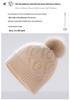 Warm Knit Cashmere Slouchy Hat: Versatile, Ear-Protective Head Covering for Autumn & Winter, Fits Large Circumferences