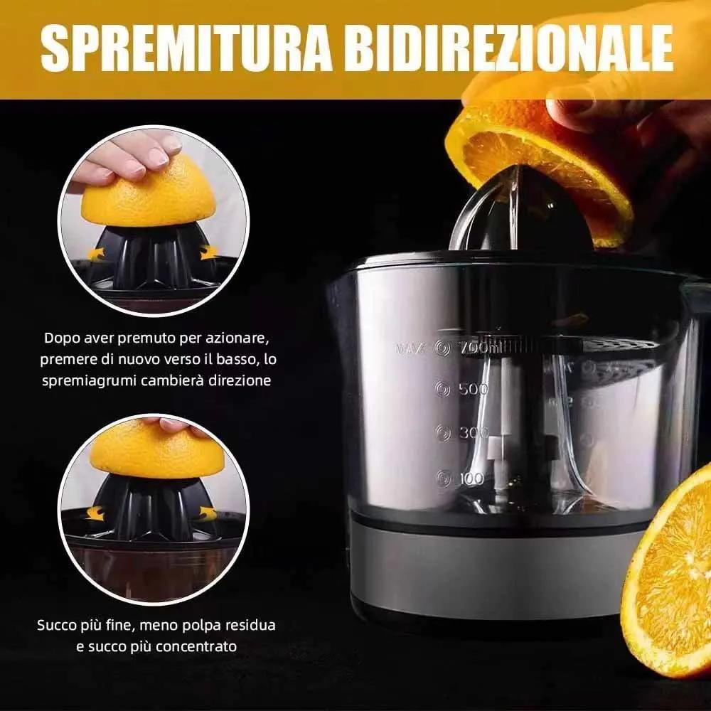 Electric Citrus Juicer Orange Squeezer Lemon Extractor Plastic Automatic Fresh Fruit Juice Hands Free Presser Juicer Machine