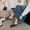 New Spring Autumn Women's Boken Slippers Cover Toe Flat Leaked Heel Women Shoes Leisure Versatile Soft Sole Zapatillas De Mujer
