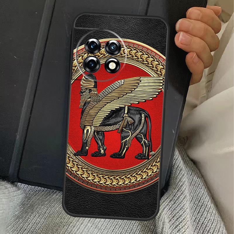 

Lamassu Assyrian Winged Lion Case For OnePlus 15 13T 13 12 11 13R 12R 10R 10T 8T OnePlus Nord 5 CE 3 4 Lite N20 N30 Cover OnePlus 12R