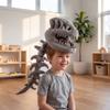 80Cm 3D Dinosaur Skull Costume Realistic Halloween Skeleton Dinosaur Themed Role-Playing Prop For Adults And Kids