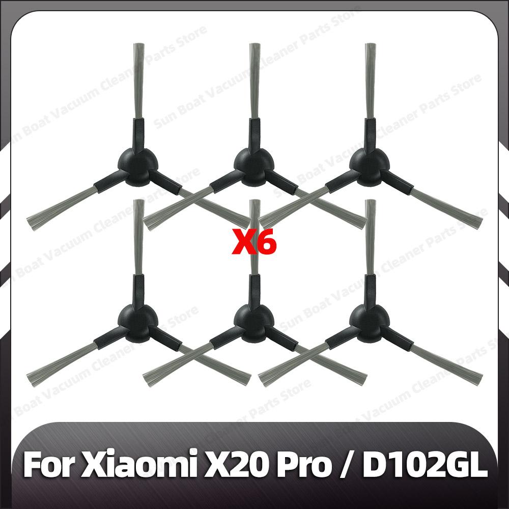 Kompatibilní pro Xiaomi X20 Pro Náhradní hlavní boční kartáč HEPA filtr Mopovací podložky Prachové sáčky Náhradní díly Příslušenství