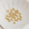 14K Gold-Plated DIY Bracelet Jewelry with Twisted Square Braided Spacers, Round Flower, and Gear Beads.