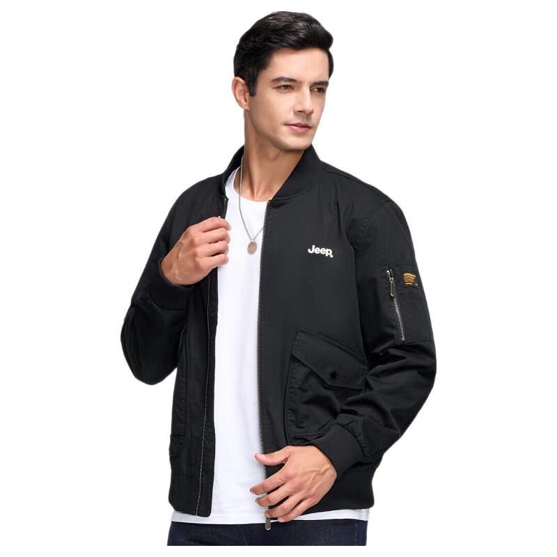 JEEP Men s Spring/Summer Baseball Bomber Jacket P841MWJ214 2XL