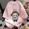 Women's and Girls' Popular T-shirt Cute and Comfortable Cartoon Summer Casual Top