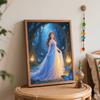 Disney Princess Oil Painting Hand Painting Coloring Painting Handmade Diy Home Decoration Gift