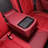ABS Carbon Fiber For BMW X3 G45 2026 Car Rear Armrest Storage Compartment Decorative Frame Sticker Car Interior Accessories