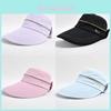 Sun Protection Outdoor Womens Summer Sun Hat With Large Brim And Detachable Top For Cycling And Beach