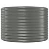 Raised Planter, Powder-Coated Steel 507X100X68 Cm Grey