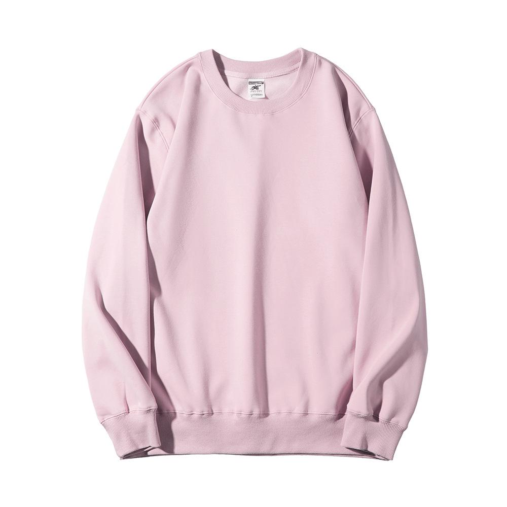 Men's AG600g Super Soft Crew Neck Sweatshirt - High-End Heavyweight Casual with Trendy Print for Autumn