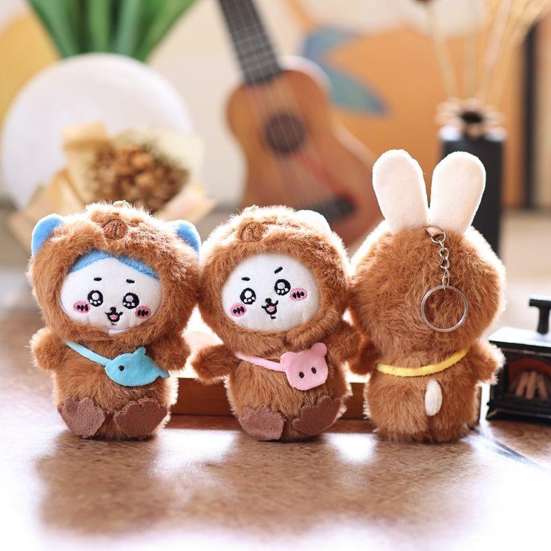 Hatchi Capybara Usachi Keychain Stuffed Plush Doll Toy For Decor Collectors
