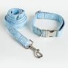 Paisley Dog Collar & Leash Set with Bow Tie