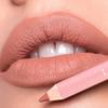 Lápis de Lábios Mat à Prova d'Água Duradouro de Madeira Delineador Natural para Lábios Contorno Labial Rosa Nude Maquilhagem 12 Cores