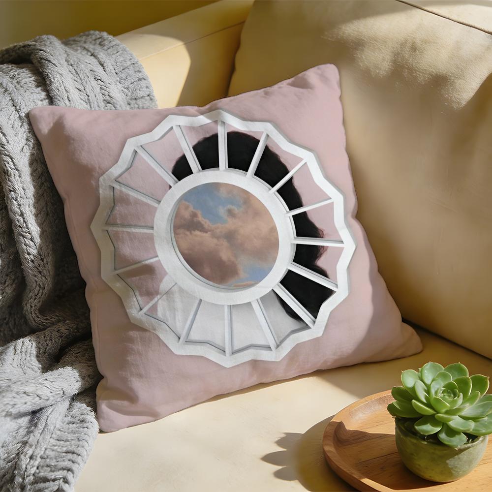 MMac Miller Albums Singer Cushion Cover Washed Linen Soft Breathable Decorative Case For Sofa Home Pillow Cover