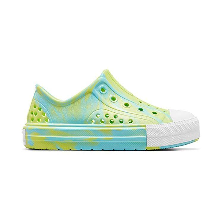 Converse נעלי סניקרס לילדים צ'אק טיילור אול סטאר פליי לייט CX נמוכות PS טריפל ציאן סליים ירוק סליים-לבן בהיר A07420C