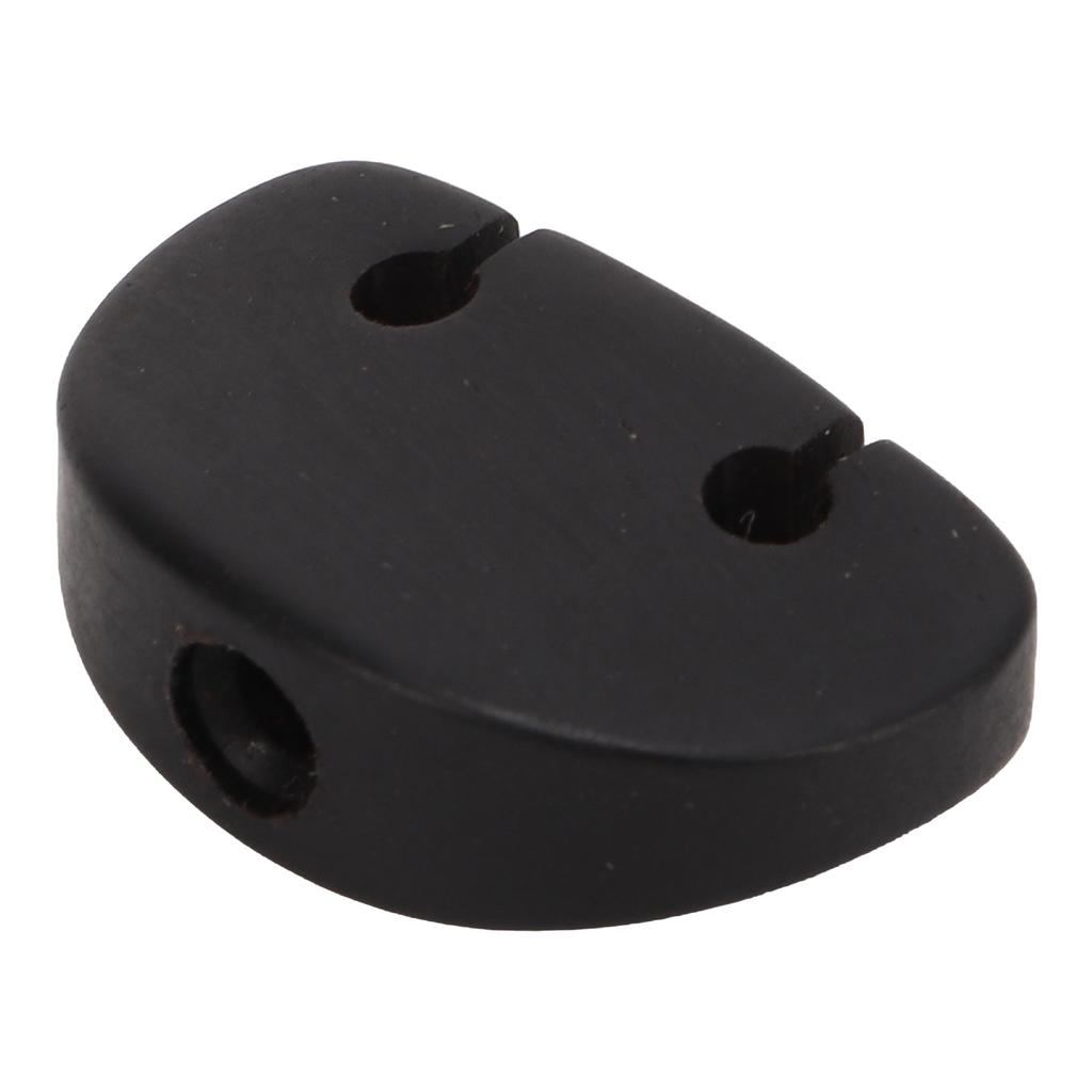 6Set Guitar Tuning Peg Buttons Ebony Metal Tuner Machine Head Button for Electric GuitarsLarge Semi