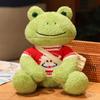 Cartoon Doll Soft Toy Frog Stuffed  Toy Stuffed Animals Sweater Frog Doll Dressing Frog Plush Toy