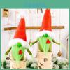 Adorable Christmas Red Heart Grinch Faceless Doll Decoration For Festive Cheer