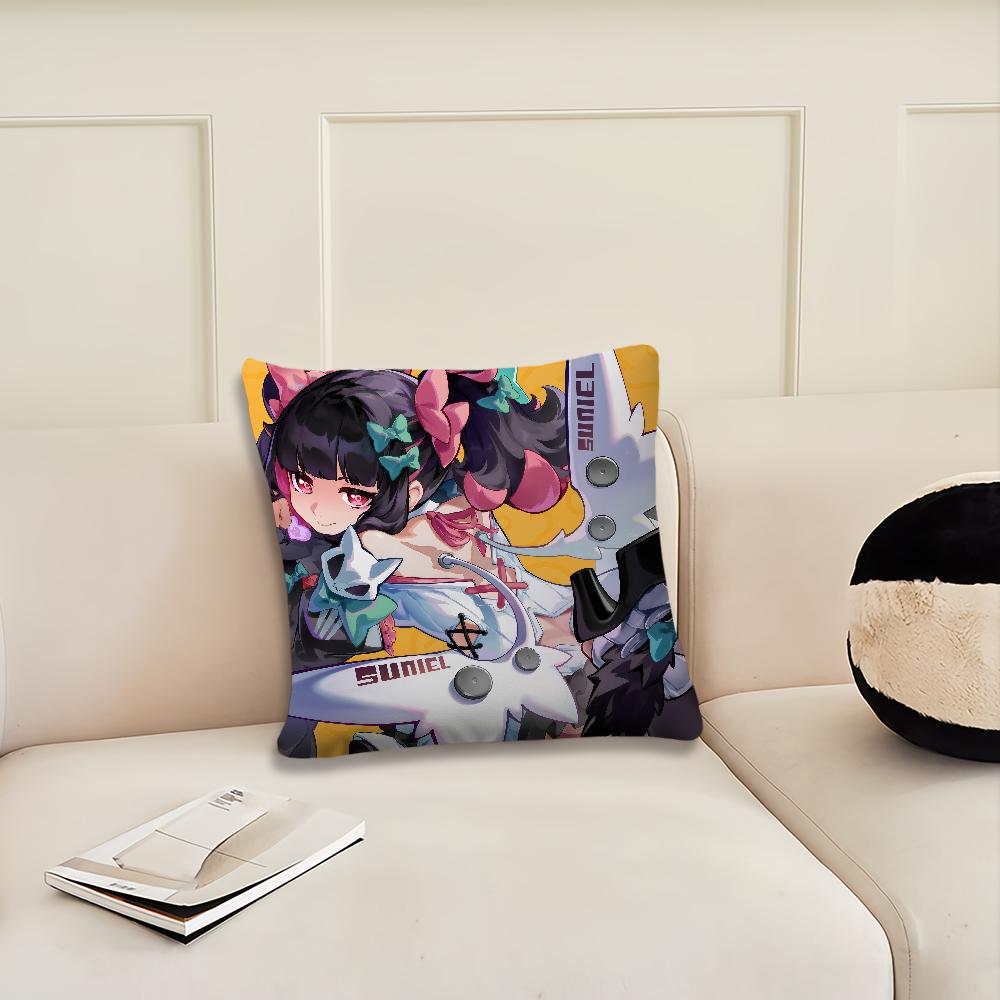 Game Zenless Zone Zero Nangong Yu cushion cover Pillow Cover Decoration Room Home Sofa living Office Car Nordic Simplicity