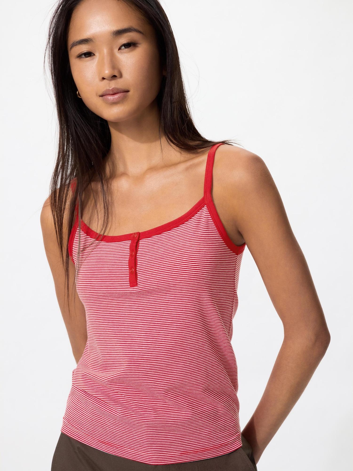 Uniqlo Япония Мягкая майка из модала 15 RED/XS
