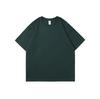 260g Heavy Combed Cotton Drop Shoulder Short-Sleeve T-Shirt for Men & Women - Summer Loose Fit Solid Color