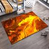 Abstract Swirl Pattern Carpet in Vibrant Red, Orange, and Yellow Tones Suitable for use as an anti-slip for living room bedroom sofas