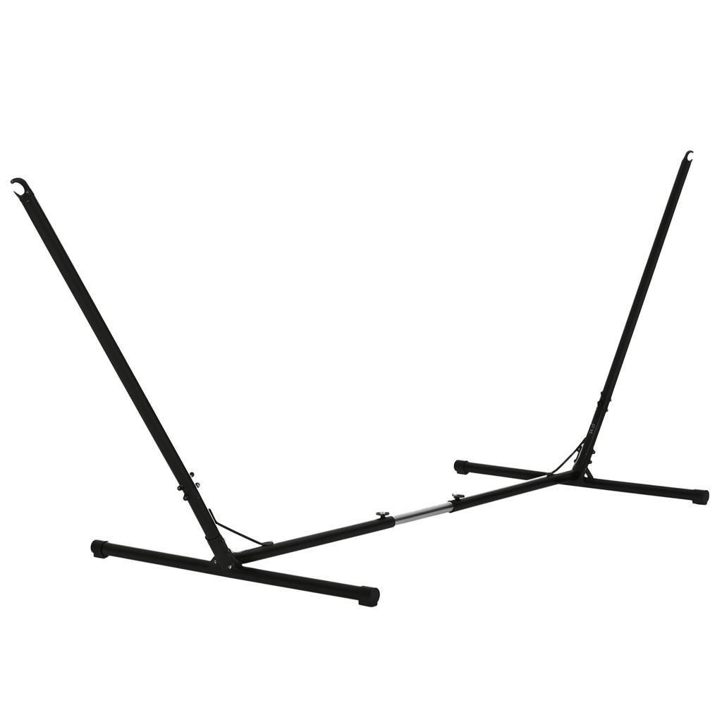 3.1–3.8m Adjustable Universal Hammock Stand Metal Frame Garden Camping Picnic Outdoor Patio Replacement – Stand Only