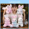 Colorful Glowing Rabbit Plush Toy Cartoon Stuffed Doll Home 2535cm Decoration