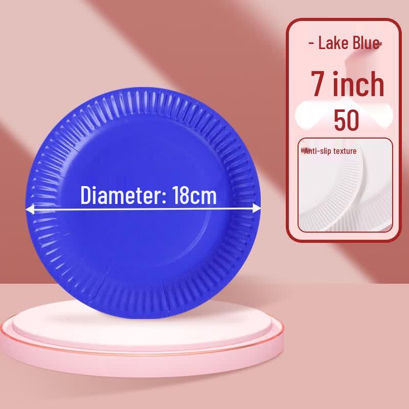 Small Round Sugarcane Pulp Disposable Plates