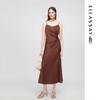ELLASSAY Draped Waist-Cinching Cami Dress