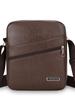 Men's Versatile PU Leather Crossbody Bag - Casual, Large Capacity, Shoulder Bag for Business and Travel