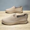 Spring Lightweight Breathable Men's Casual Old Beijing Cloth Shoes - Hollow, Comfortable, Low-Top, Soft Sole